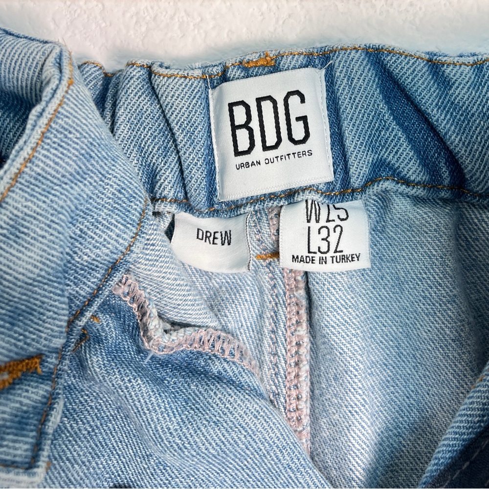 Urban Outfitters BDG Drew Cocoon  100% Cotton High Waist Jeans size‎ 25 - Picture 8 of 8